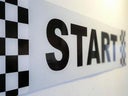 Start / Ziel Tor - Einlauftor, Starttor , Sport Tor,