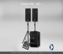 Yamaha DXR Set 1 | Aktives Lautsprechersystem | PA Anlage für 70 Personen