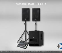 Yamaha DXR Set 1 | Aktives Lautsprechersystem | PA Anlage für 70 Personen