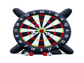Fußball-Dartsscheibe