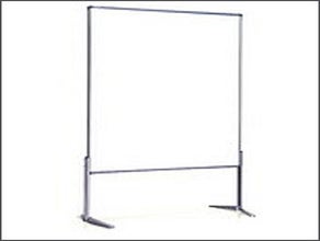 Pinnwand Fläche HxB 146x120 cm, Gesamthöhe 192cm