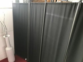 Raumteiler schwarz 1,60 m