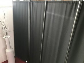 Raumteiler schwarz 1,60 m
