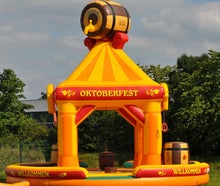 Fass-Schleudern in Oktoberfestoptik - Schleuder-Fass mieten