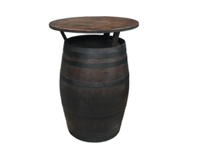 Eichenfass Deko Stehtisch