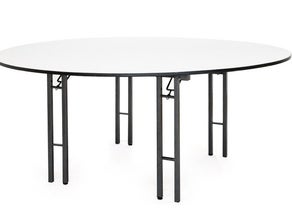 Banketttisch groß, rund 180 cm