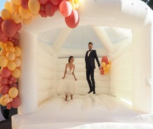 Hüpfburg weiß - Hochzeit