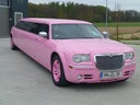 Stretchlimousine Chrysler 300C Pink mit Chauffeur+TOP Ausstattung+Professioneller Service. -EliteLimos-