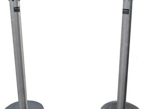 Flughafenband, Tensatoren, Gurtpfosten, Absperrband, Personenleitsystem, Begrenzungspfosten, Gurtabsperrpfosten, Messeabsperrung