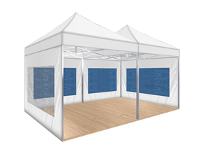 Faltzelt 3 x 6 m Ruckzuck Zelt Pavillon Partyzelt Klappzelt