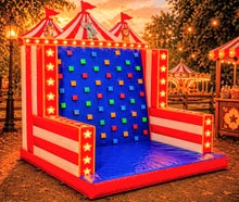 Hüpfburg Kletterwand Circus 6 m hoch !