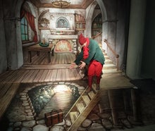 Illusionsbild Wichtelhaus, Street Art