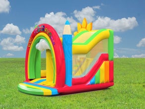 Hüpfburg  "Buntstifte Multiplay" 4,60 x 4,30 m