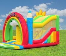 Hüpfburg "Buntstifte Multiplay" 4,60 x 4,30 m