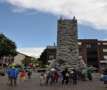 Kletterwand Gigant - Kletterberg mieten