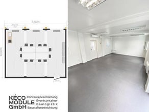 3er Anlage/ Trio-Containeranlage/ Bürocontainer Anlage 20 Fuß mieten
