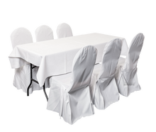 Dinnerset  6P. gerade / Husse mieten