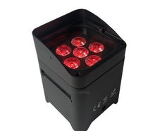 Akku Floorspots 6x18 Watt RGBWA+UV, indoor