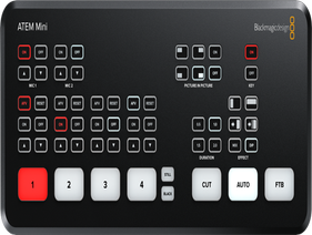 Streaming Mischpult Blackmagic Design Atem Mini (Videokonferenz, Webstream, Videoregie und Livestreams)