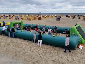 Human Table Soccer - Menschenkicker - Menschenfußball mieten