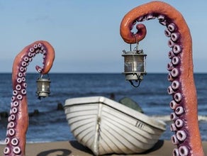 Kraken Arme - Maritime Beleuchtung - Stehlampe