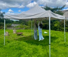 Pavillons 3x3 m und 3x6 m für Events + Hochzeiten - Aufbau kinderleicht