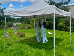 Pavillons 3x3 m und 3x6 m für Events + Hochzeiten - Aufbau kinderleicht