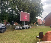 LED-Wand, Videowall, LED-Trailer, Leinwand