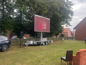 LED-Wand, Videowall, LED-Trailer, Leinwand
