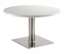 Beistelltisch Taksim, weiß, rund Ø 80 cm