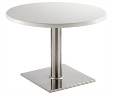 Beistelltisch Taksim, weiß, rund Ø 80 cm
