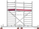 Rollgerüst Arbeitsbühne 0,75x1,8 Arbeitshöhe 4,3m