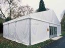 Festzelt 8m x 15m weiß mit 50% Sprossenfenster