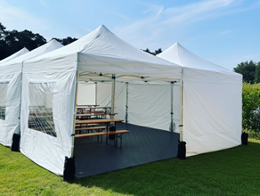 3 x 3 Meter / 3 x 6 Meter Profi Faltpavillon / Bierzelt / Zelt