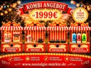 Nostalgie Jahrmarkt für Ihr Firmenevent mieten ! Für ca. 50 Personen ! Popcorn  /  Zuckerwatte  /  Mandelstand, Waffelstand, Poffertjes Stand, Slush-Eis Stand, Slush- Cocktailstand - Galerie - Bild 1