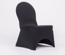 Universal Stuhlhusse Stretch schwarz für eckige und runde Lehne