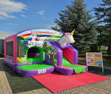 Hüpfburg Einhorn / Meerjungfrau 4x3m mieten/ leihen