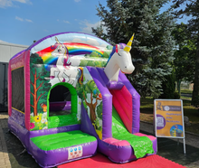 Hüpfburg Einhorn / Meerjungfrau 4x3m mieten/ leihen