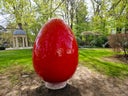 Osterei Bunt, Farbig mit Muster, Ei, Ostern, Osterdekoration