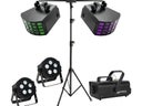 Lichtset B LED Lichtanlage Lichttechnik Licht Partybeleuchtung Scheinwerfer Nebelmaschine - Galerie - Bild 1