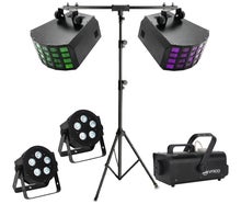 Lichtset B LED Lichtanlage Lichttechnik Licht Partybeleuchtung Scheinwerfer Nebelmaschine