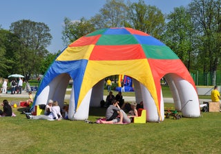 Air-Dome - aufblasbares Zelt - Rundzelt mieten