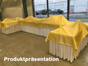Buffetttisch Skirting weiß mieten – Miettisch, Eventtisch, Veranstaltungstisch, Partytisch - Galerie - Bild 4