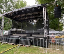 Trailer Bühne - Rundbogenbühne 8x6m
