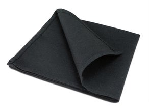 Stoffserviette Schwarz - 0,5x0,5 m