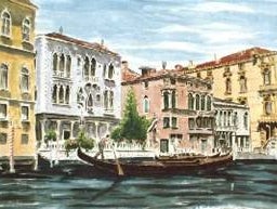 Venedig Kulissen - verschiedene Motive, Italien, Venezianisch, Gondel