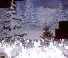 Kulisse - Weihnachten - Schnee, Schneelandschaft, Bühnenbild, Weihnacht, Alpenland