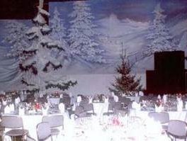 Kulisse - Weihnachten - Schnee, Schneelandschaft, Bühnenbild, Weihnacht, Alpenland
