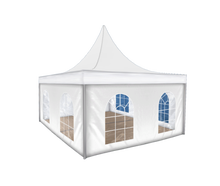 Pagode 5 x 5 m mit Boden mieten – Veranstaltungszelt, Festzelt, Eventzelt, Partyüberdachung