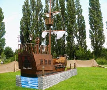 Piratenschiff, Schiff, Boot, Kogge,